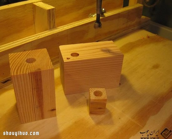 廢棄木頭變廢為寶手工制作兒童玩具人偶 -  rpnrmr.com