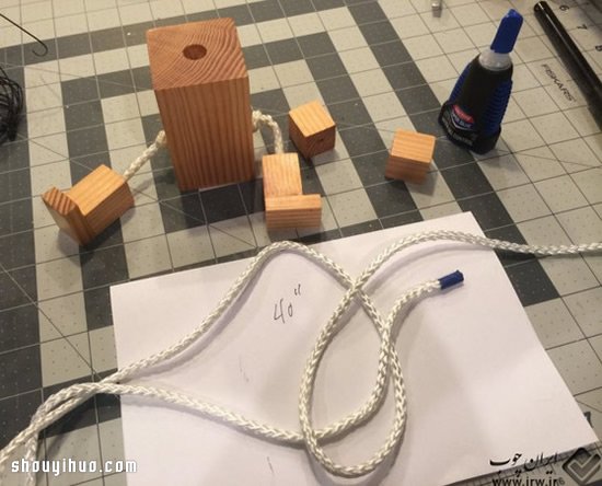 廢棄木頭變廢為寶手工制作兒童玩具人偶 -  rpnrmr.com