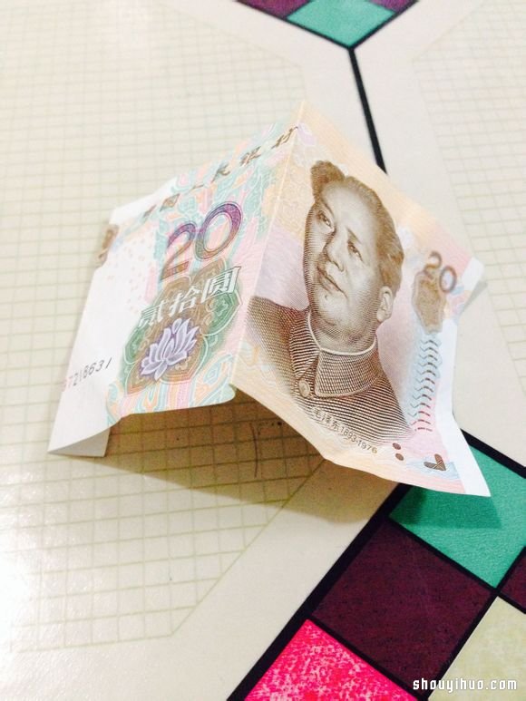 紙幣折紙520(我愛你)表白愛心的折法圖解 -  rpnrmr.com