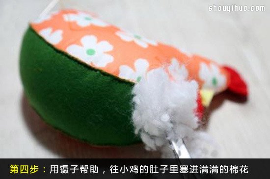 可愛的公雞布藝玩具DIY手工制作圖解教程 -  rpnrmr.com