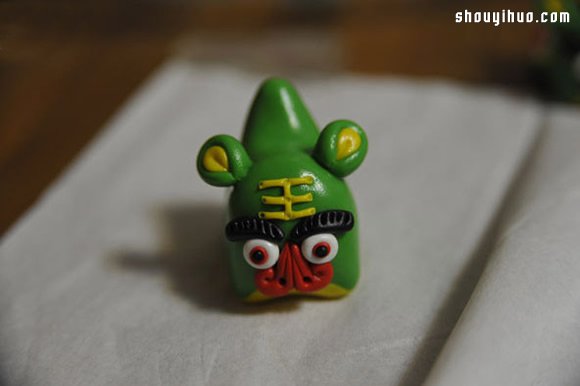 粘土制作可愛(ài)的單頭布老虎兒童玩具圖解教程 -  rpnrmr.com