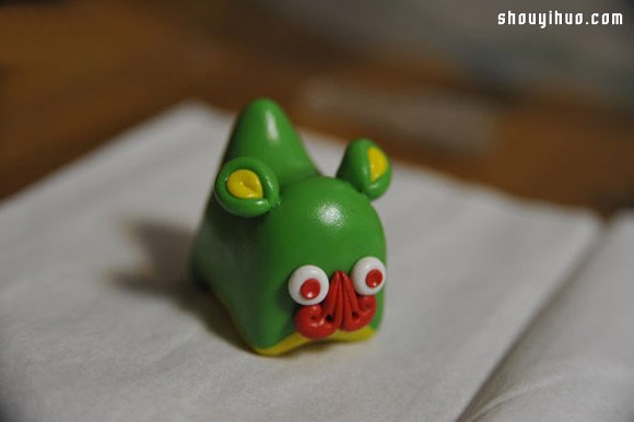 粘土制作可愛(ài)的單頭布老虎兒童玩具圖解教程 -  rpnrmr.com