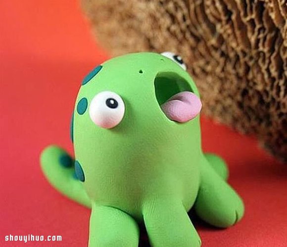彩泥制作小怪物的方法 橡皮泥怪物DIY教程 -  rpnrmr.com