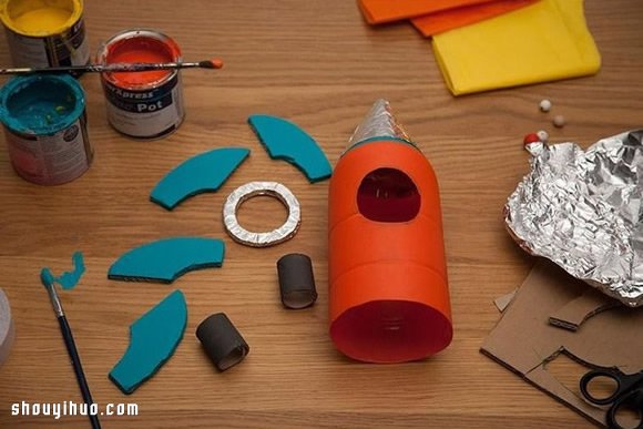 兒童玩具航天飛機的制作方法圖解教程 -  rpnrmr.com