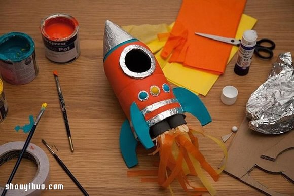 兒童玩具航天飛機的制作方法圖解教程 -  rpnrmr.com