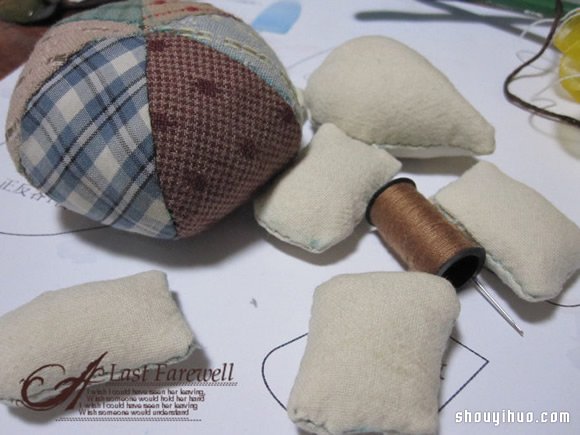 自制針插布藝手工制作 小烏龜針插的做法 -  rpnrmr.com