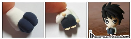 《死亡筆記》里的帥氣男生“L”粘土制作 -  rpnrmr.com