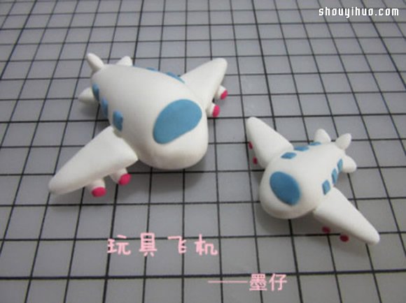 粘土小飛機(jī)玩具DIY手工制作圖解教程 -  rpnrmr.com