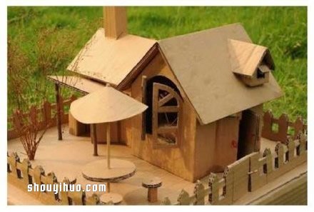 廢棄紙箱制作的房屋模型 想住到里面去么？ -  rpnrmr.com