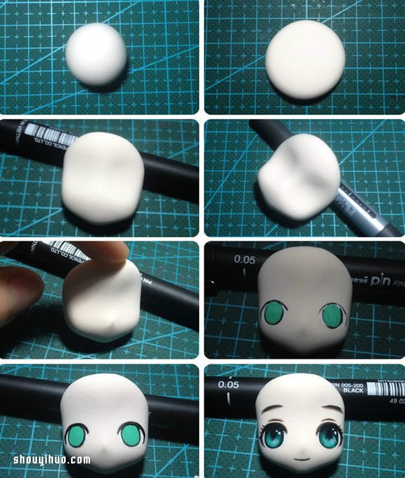 女弓箭手超輕粘土DIY手工制作圖解教程 -  rpnrmr.com