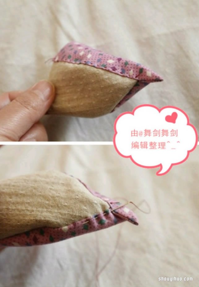 不織布貓頭鷹玩偶手工制作圖解教程 -  rpnrmr.com