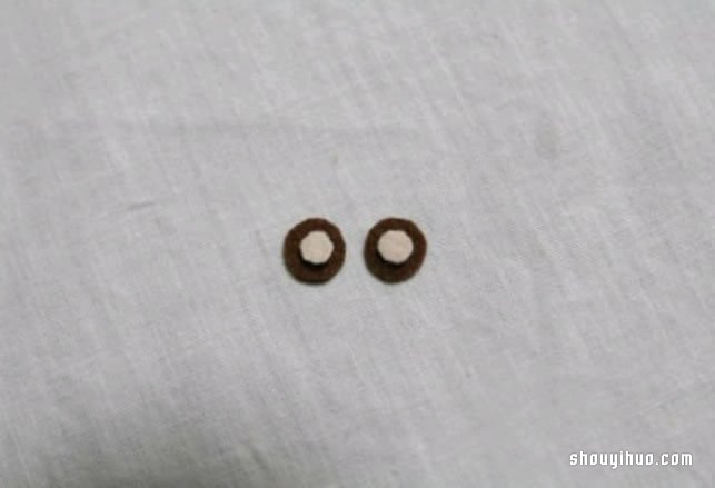 不織布貓頭鷹玩偶手工制作圖解教程 -  rpnrmr.com