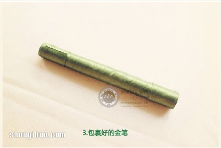 森系花朵簽到筆DIY手工制作圖解教程 -  rpnrmr.com