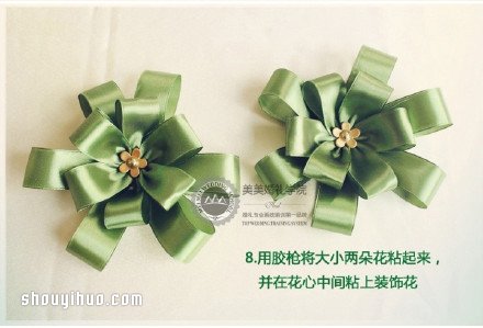 森系花朵簽到筆DIY手工制作圖解教程 -  rpnrmr.com