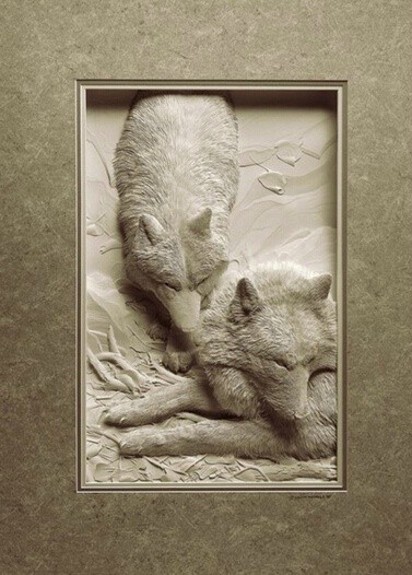 Calvin Nicholls 的創(chuàng)意紙雕藝術(shù)作品欣賞 -  rpnrmr.com