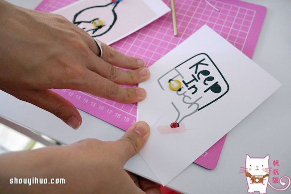 利用導(dǎo)電顏料DIY制作會發(fā)光的卡片 -  rpnrmr.com