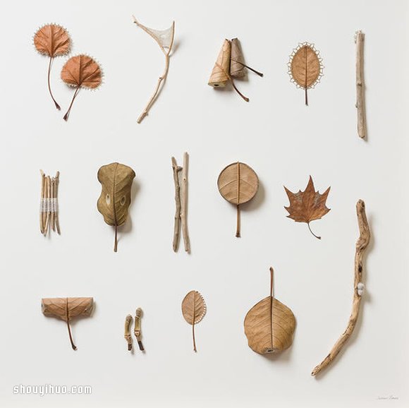 Susanna Bauer縫紉作品 在枯葉上穿針引線 -  rpnrmr.com