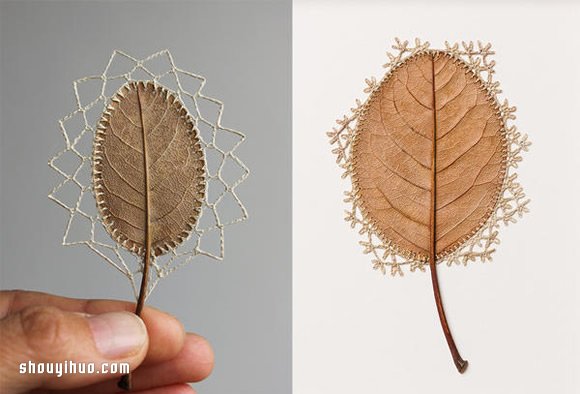 Susanna Bauer縫紉作品 在枯葉上穿針引線 -  rpnrmr.com