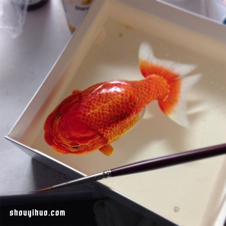 深堀隆介利用樹脂創(chuàng)作栩栩如生的3D藝術(shù)畫 -  rpnrmr.com