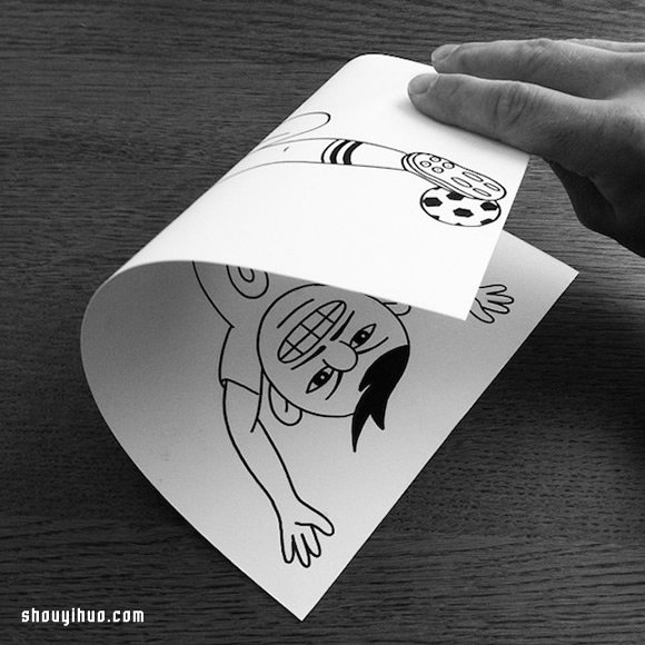 一張紙一支筆 手繪出互動式3D立體畫 -  rpnrmr.com
