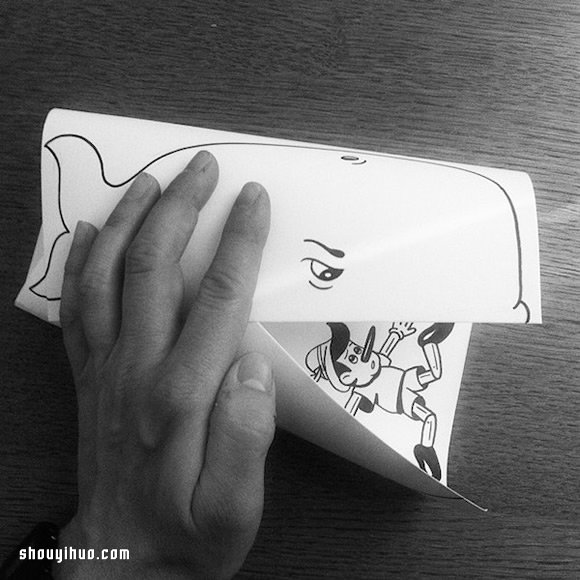 一張紙一支筆 手繪出互動式3D立體畫 -  rpnrmr.com