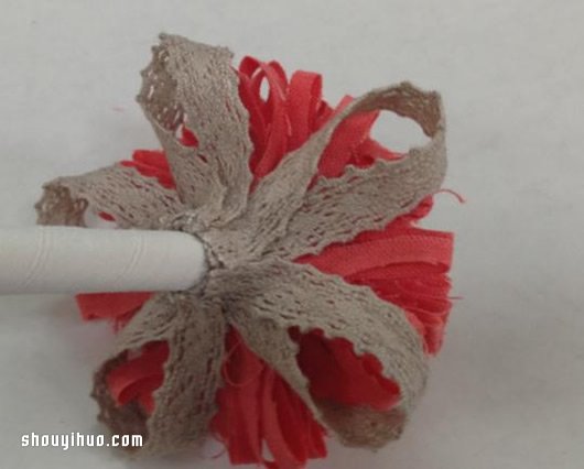 不織布手工制作漂亮婚禮簽到筆的方法圖解 -  rpnrmr.com