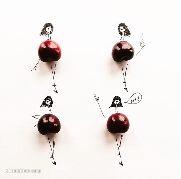 以蔬果為食材創(chuàng)作出一幅幅令人驚艷的時(shí)裝畫(huà) -  rpnrmr.com