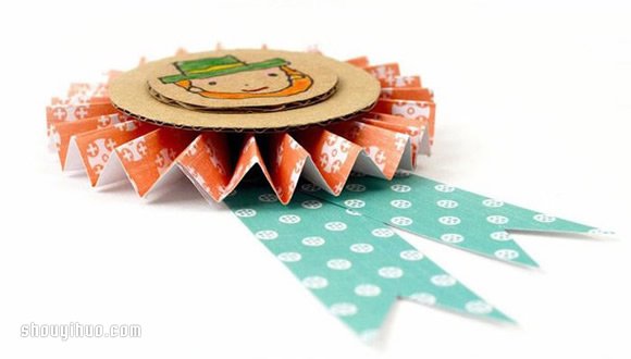 孩子們會喜歡：可愛勛章手工制作圖解教程 -  rpnrmr.com