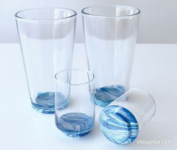 指甲油改造玻璃杯 DIY獨(dú)一無(wú)二的漂亮水杯 -  rpnrmr.com