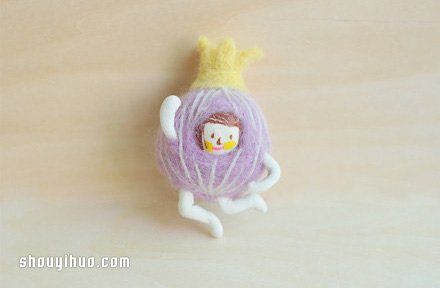 可愛羊毛氈蔬菜小人作品圖片欣賞 -  rpnrmr.com