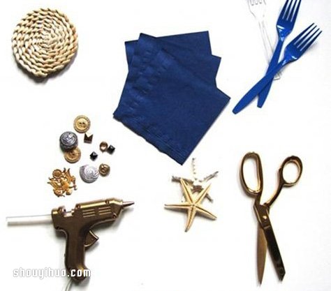 海洋風胸花DIY手工制作圖解教程 -  rpnrmr.com