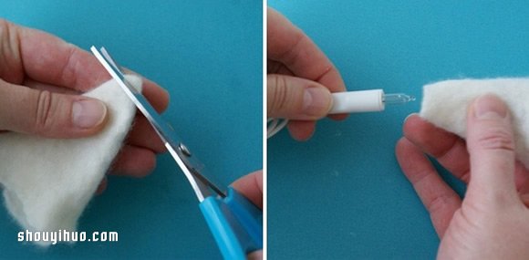 羊毛氈手工DIY制作漂亮燈飾燈罩的方法 -  rpnrmr.com