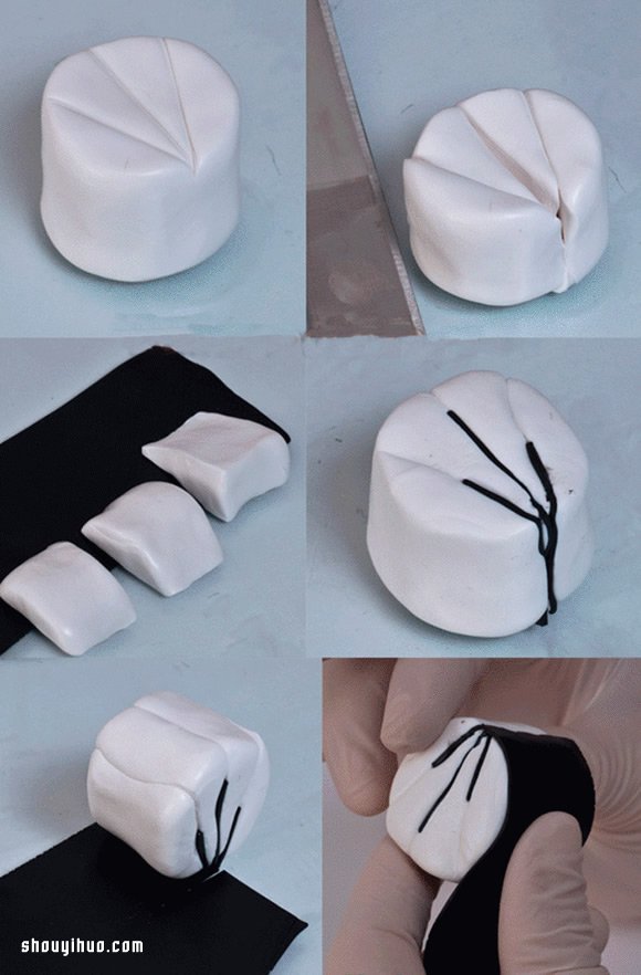 軟陶粘土耳墜/項鏈墜子DIY制作圖解教程 -  rpnrmr.com