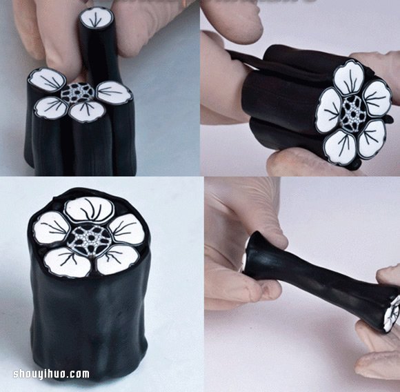 軟陶粘土耳墜/項鏈墜子DIY制作圖解教程 -  rpnrmr.com