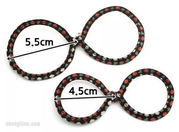 布藝蝴蝶結(jié)發(fā)卡的制作方法圖解 -  rpnrmr.com