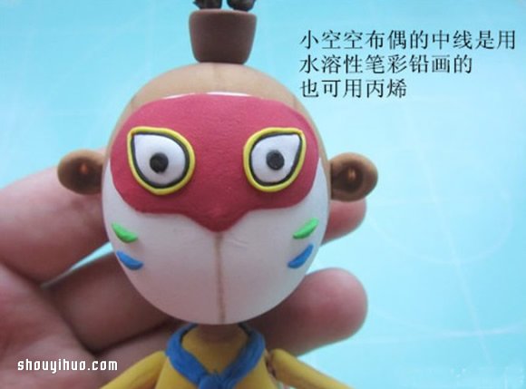 粘土制作孫悟空的方法步驟圖解 -  rpnrmr.com