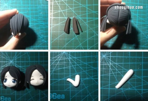 可愛女生《劍靈》秦夕顏粘土人偶DIY制作 -  rpnrmr.com