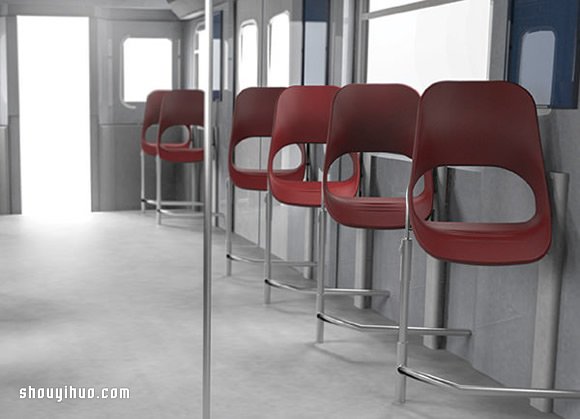 Opla seat半站式座椅 讓公交車空間變大 -  rpnrmr.com