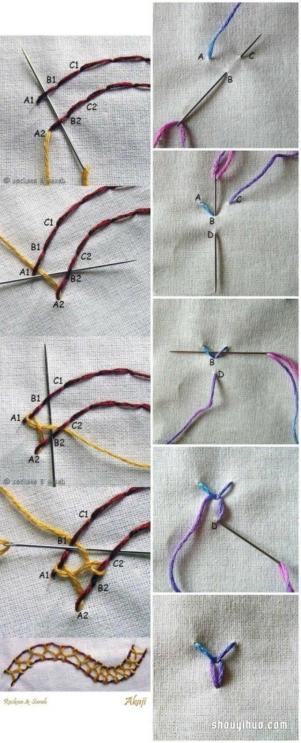 簡單手工刺繡的繡法 包括樹葉和中國風(fēng)花紋 -  rpnrmr.com
