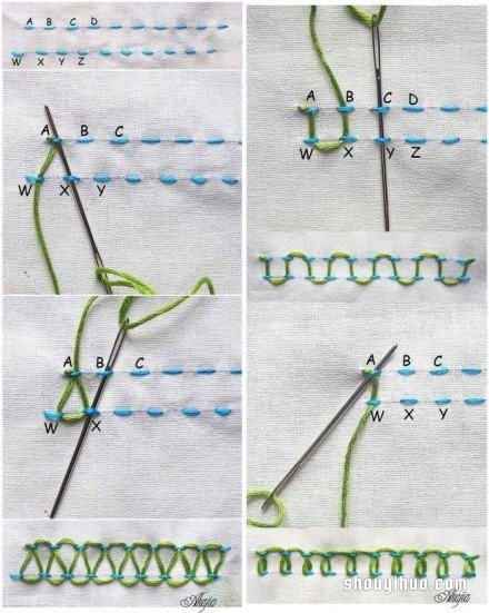 簡單手工刺繡的繡法 包括樹葉和中國風(fēng)花紋 -  rpnrmr.com