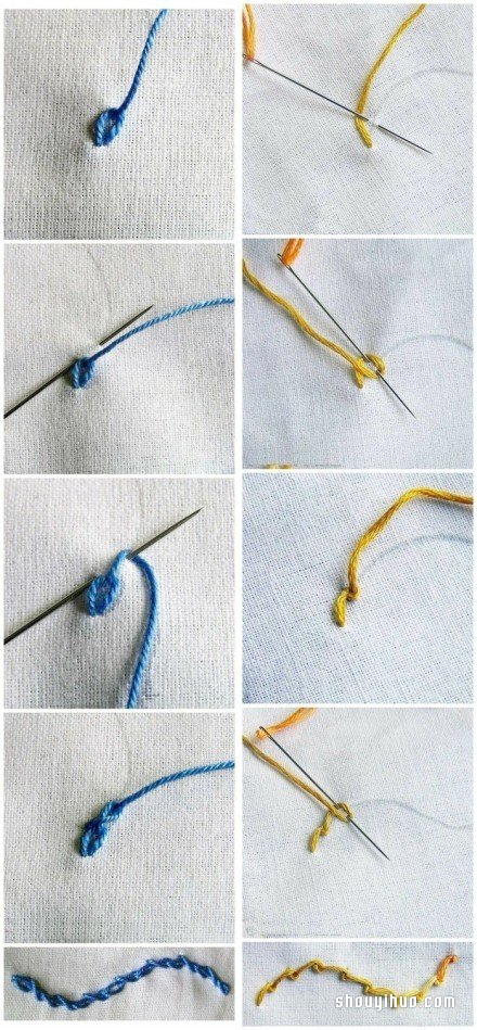 簡單手工刺繡的繡法 包括樹葉和中國風(fēng)花紋 -  rpnrmr.com