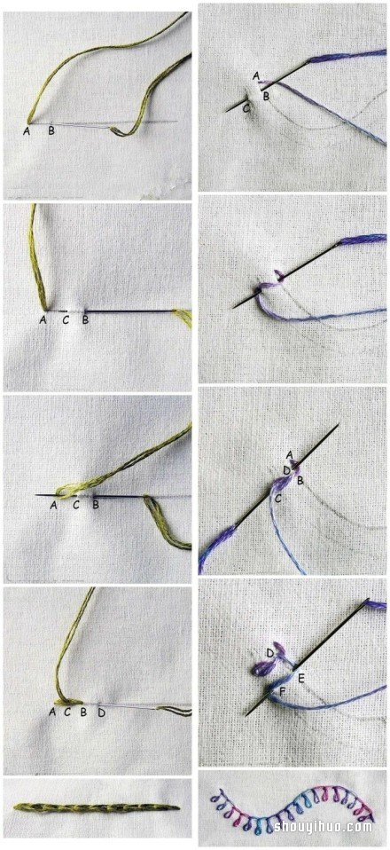 簡單手工刺繡的繡法 包括樹葉和中國風(fēng)花紋 -  rpnrmr.com