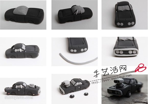 紀(jì)念Paul：軟陶粘土DIY制作硬線條汽車(chē) -  rpnrmr.com