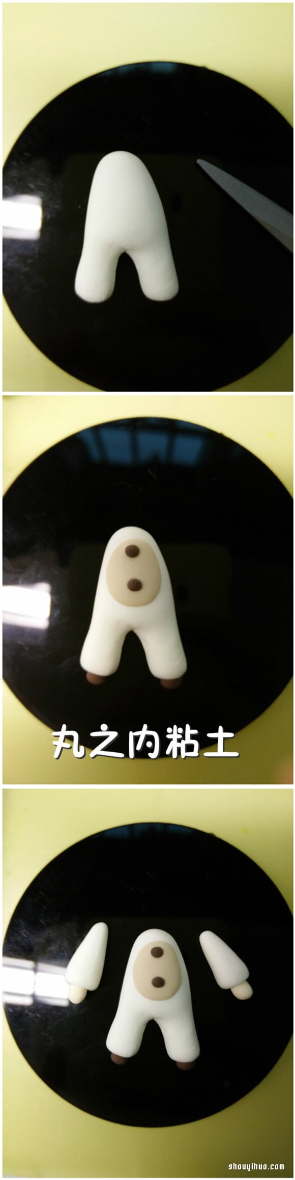 可愛(ài)女生丸之內(nèi)粘土手工制作圖解教程 -  rpnrmr.com