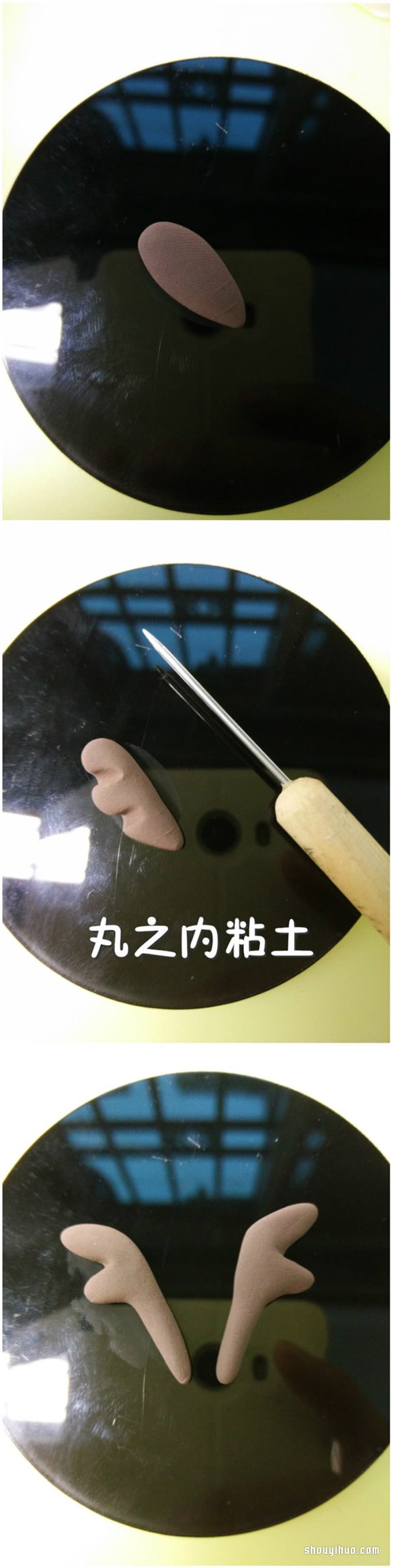 可愛(ài)女生丸之內(nèi)粘土手工制作圖解教程 -  rpnrmr.com