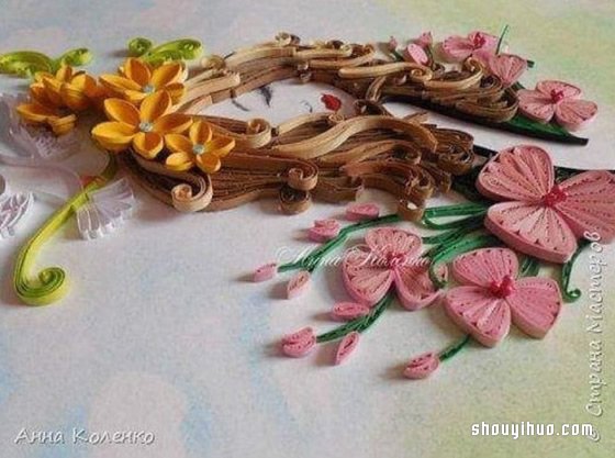 一組可愛女生衍紙畫作品欣賞 -  rpnrmr.com