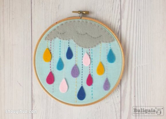可愛風(fēng)手工繡棚刺繡圖案作品欣賞 -  rpnrmr.com