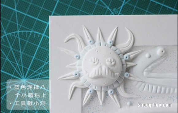 超輕粘土相框畫擺飾的制作方法步驟圖解 -  rpnrmr.com