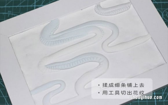 超輕粘土相框畫擺飾的制作方法步驟圖解 -  rpnrmr.com