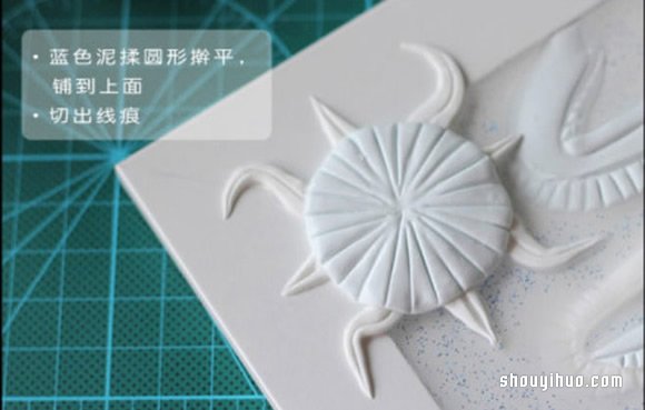 超輕粘土相框畫擺飾的制作方法步驟圖解 -  rpnrmr.com